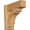 Ekena Millwork Merced Block Rough Sawn Outlooker, Western Red Cedar, 6"W x 16"D x 16"H OUT06X16X16MRC05RWR - alternate 1